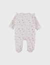 Noukies | Pyjama Romantic Flowers Fluweel All Over Bloemen
