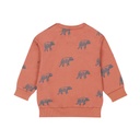 Dirkje | Pull Boys Frosty Friends Sweater With Crew Neck Rust