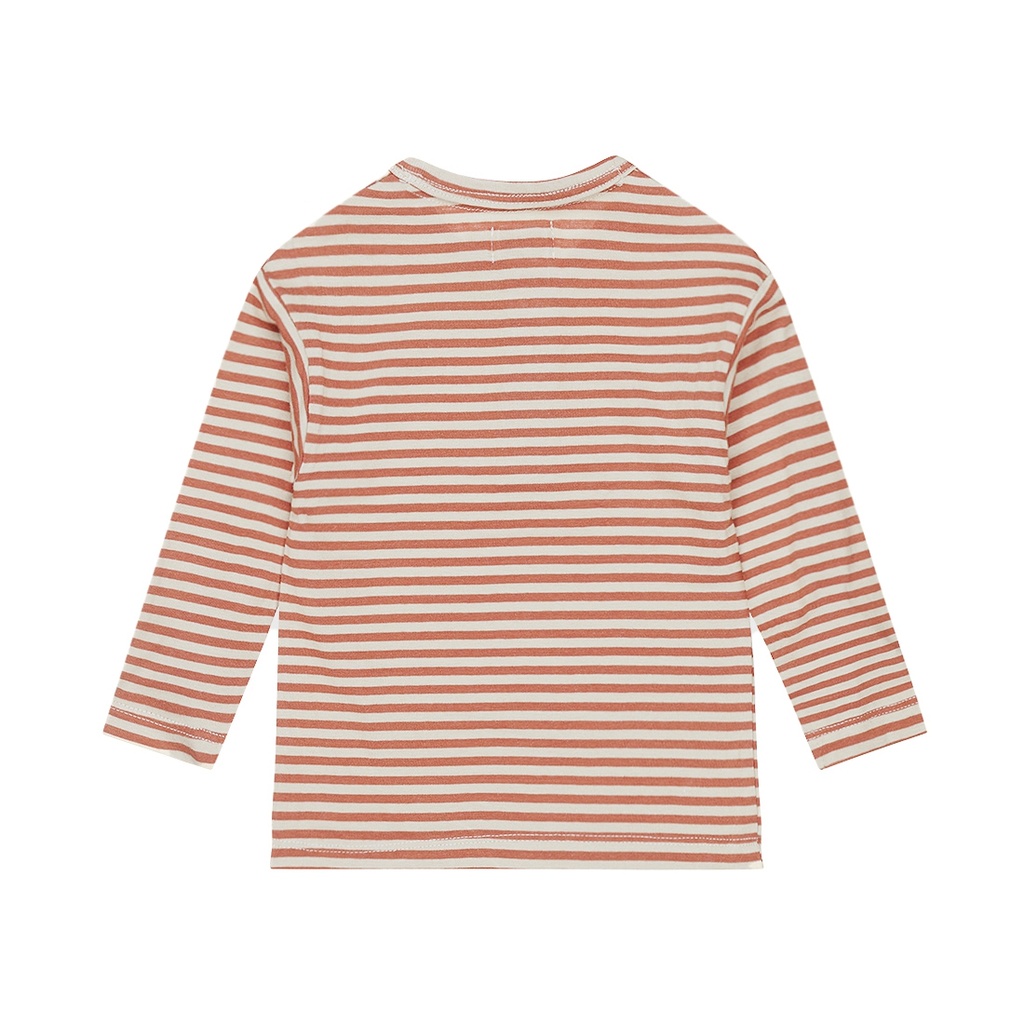 Dirkje | T-shirt Boys Wildland T-shirt Longsleeve Pebble/Rust