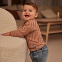 Dirkje | T-shirt Boys Wildland T-shirt Longsleeve Pebble/Rust