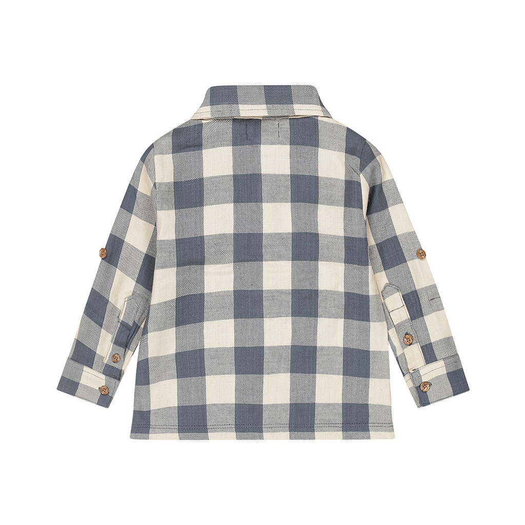 Dirkje | Hemd Boys Wildland Shirt Longsleeve Navy