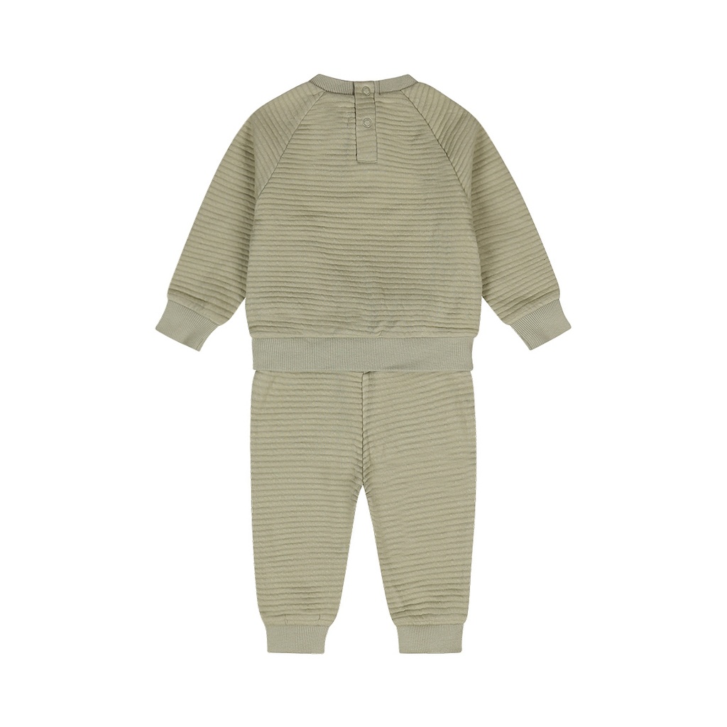 Dirkje | Outfit Boys Space Babysuit Light Green
