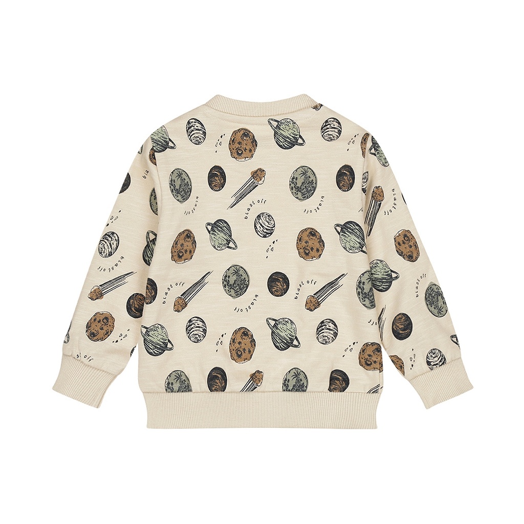 Dirkje | Pull Boys Space Sweater Loose Fit Pebble