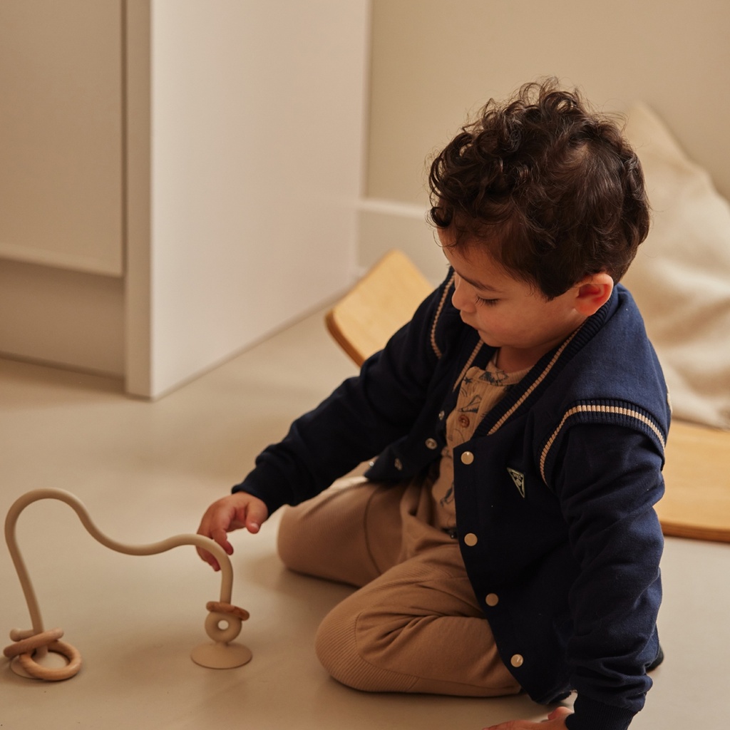 Dirkje | Jas Boys Space Outside Cardigan Light Green (kopie)