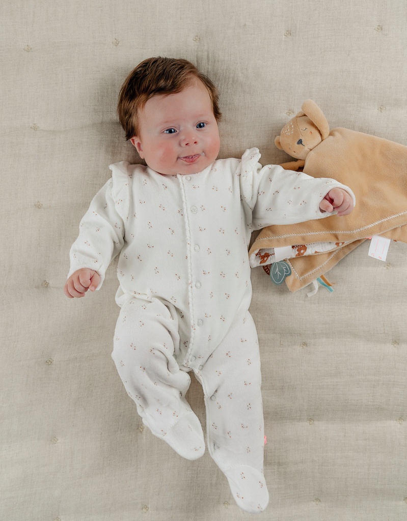 Noukies | Pyjama Newborn Fluweel 
