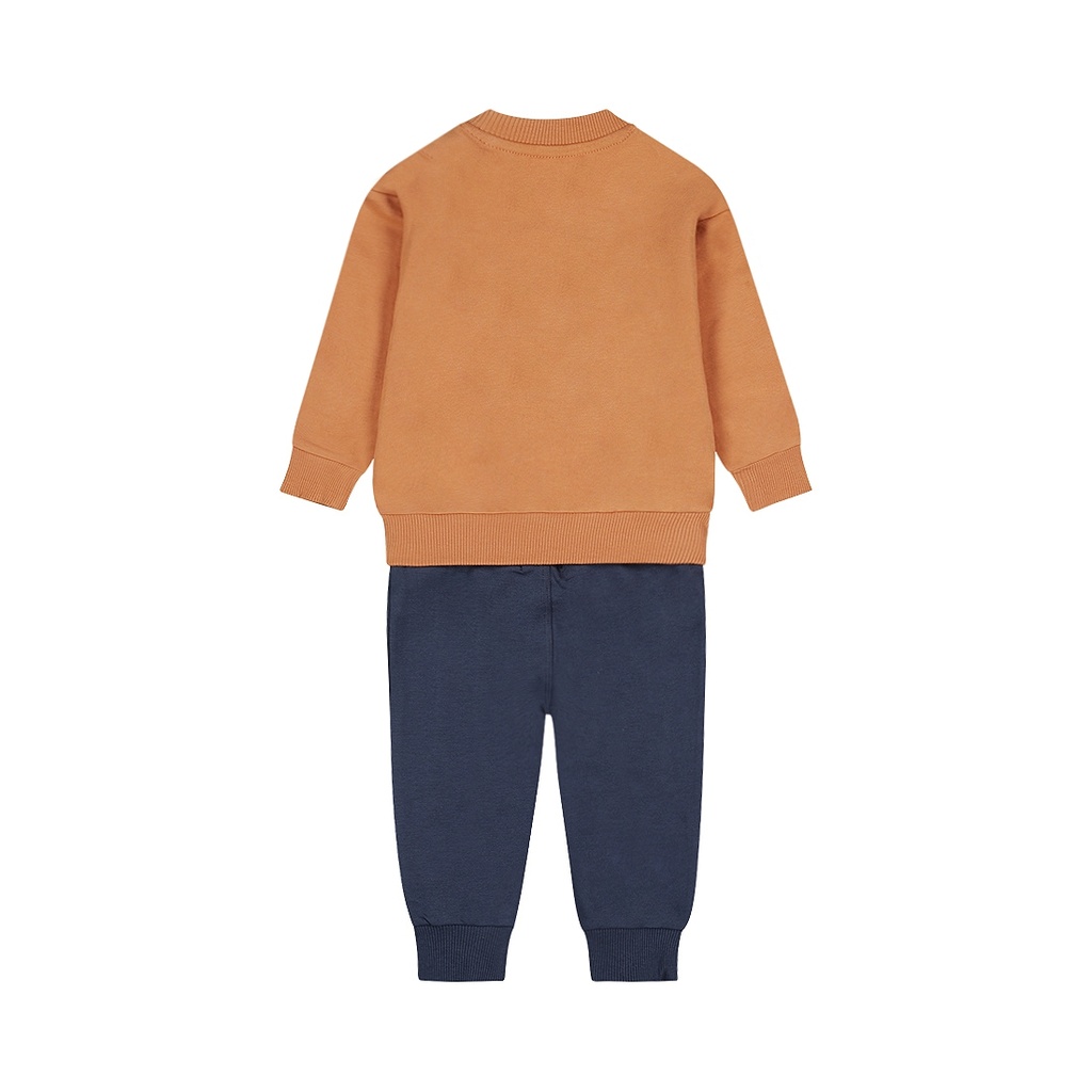 Dirkje | Outfit Boys Woodland Babysuit Faded Cognac 2-delig