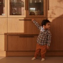 Dirkje | Hemd Boys Woodland Shirt Longsleeve Light Grey