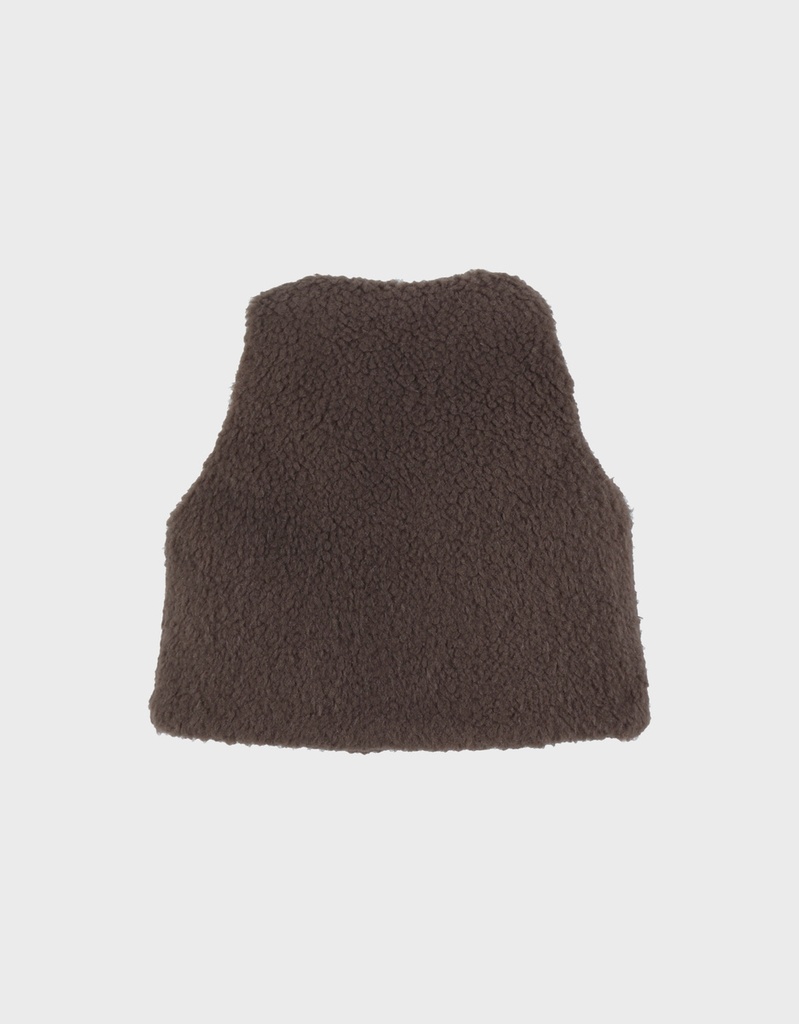 Noukies | Bodywarmer Groloudoux Chocolade