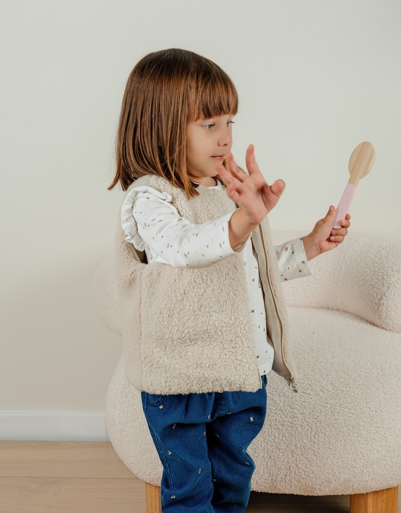 Noukies | Bodywarmer Groloudoux Latte