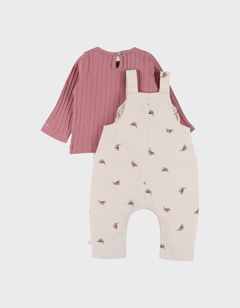 Noukies | Outfit Flower Power T-Shirt/Salopet 