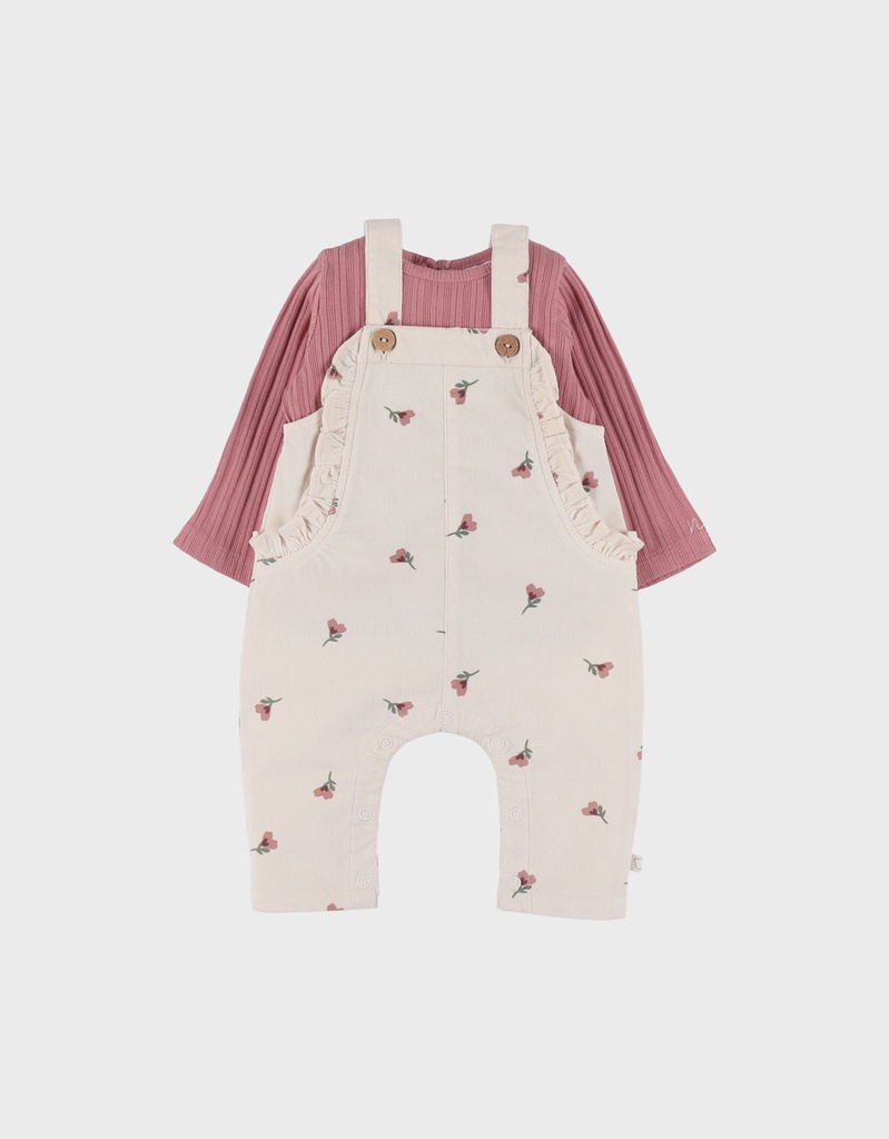 Noukies | Outfit Flower Power T-Shirt/Salopet 