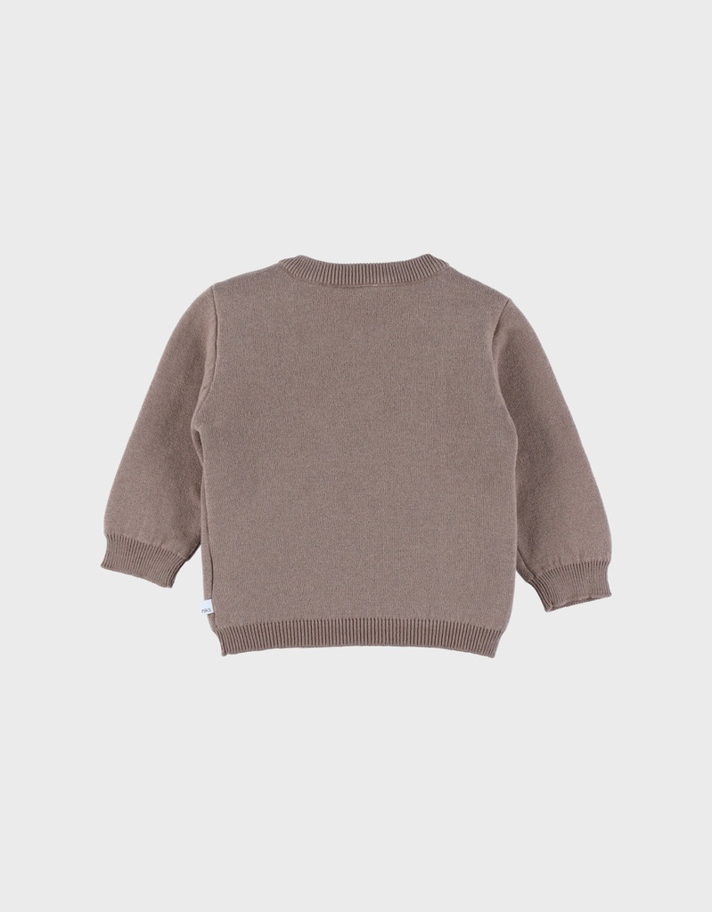 Noukies | Pull Little Bear Gebreid Bruin