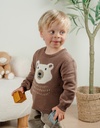 Noukies | Pull Little Bear Gebreid Bruin