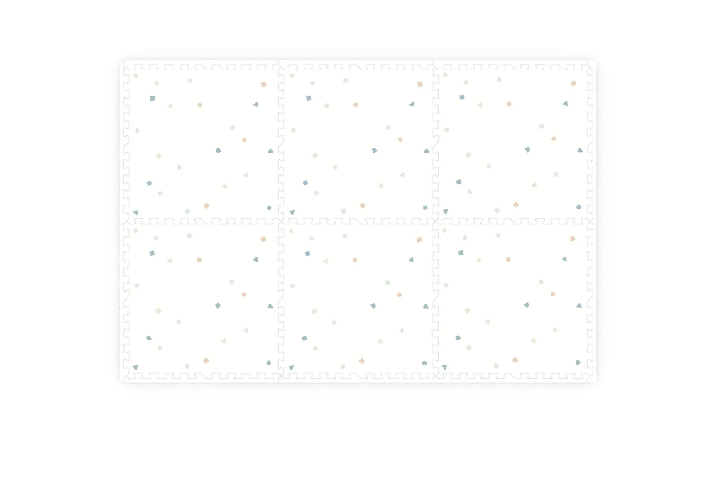 Play&Go | Puzzelmat EEVA Worldmap Colour 120 x 180 cm 6 Tegels