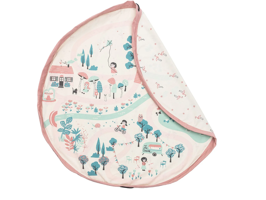 Play&Go | Opbergzak Original Double Print Walk in the Park Dia 140cm