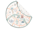 Play&Go | Opbergzak Original Double Print Paris Map Dia 140cm