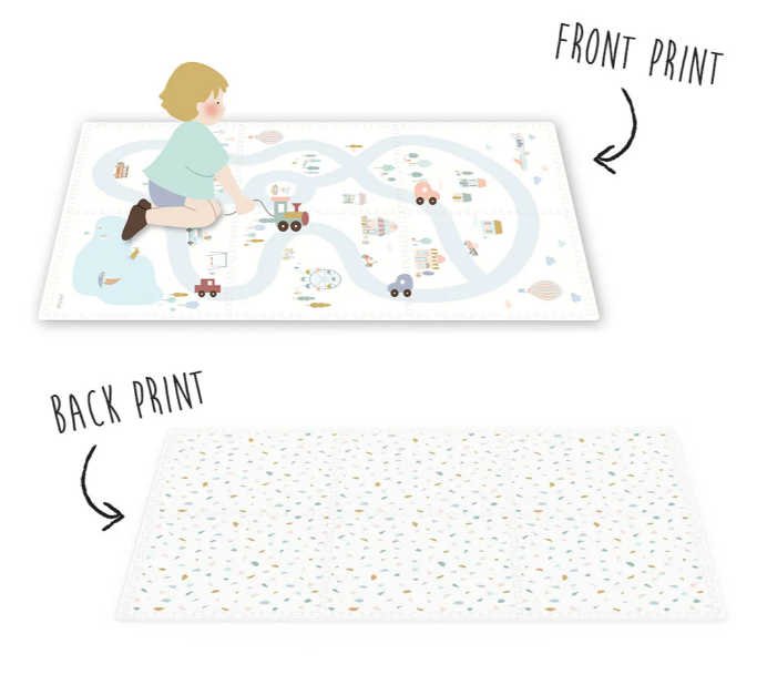 Play&Go | Puzzelmat EEVAA Village 120x180x1,4cm