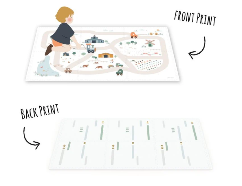 Play & Go | Puzzelmat Eevaa Farm 120 x 180 x 1.4 
 cm 