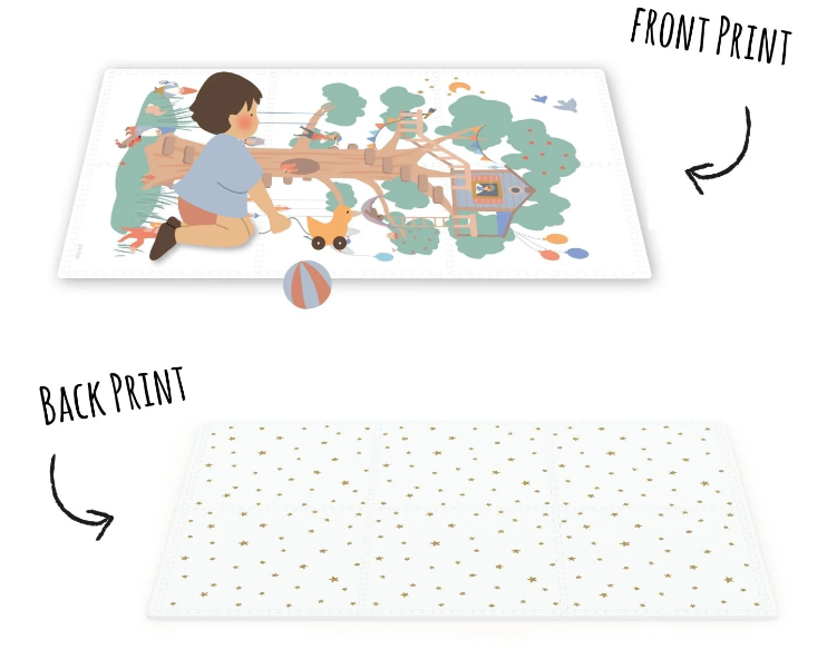 Play & Go | Puzzelmat Eevaa Treehouse 120 x 180 x 1.4cm  