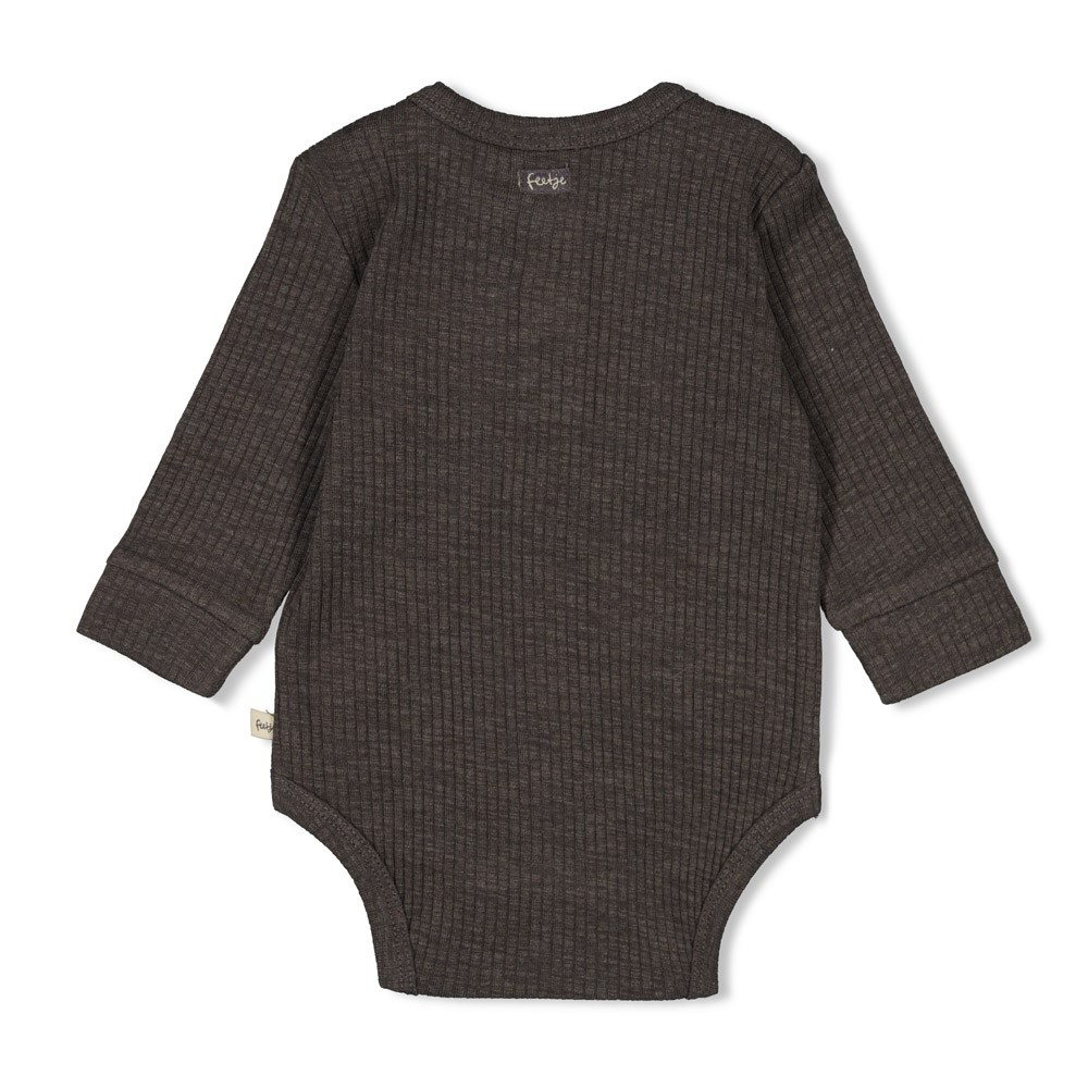 Feetje | Body Rawrsome Romper Rib Antracite Melange