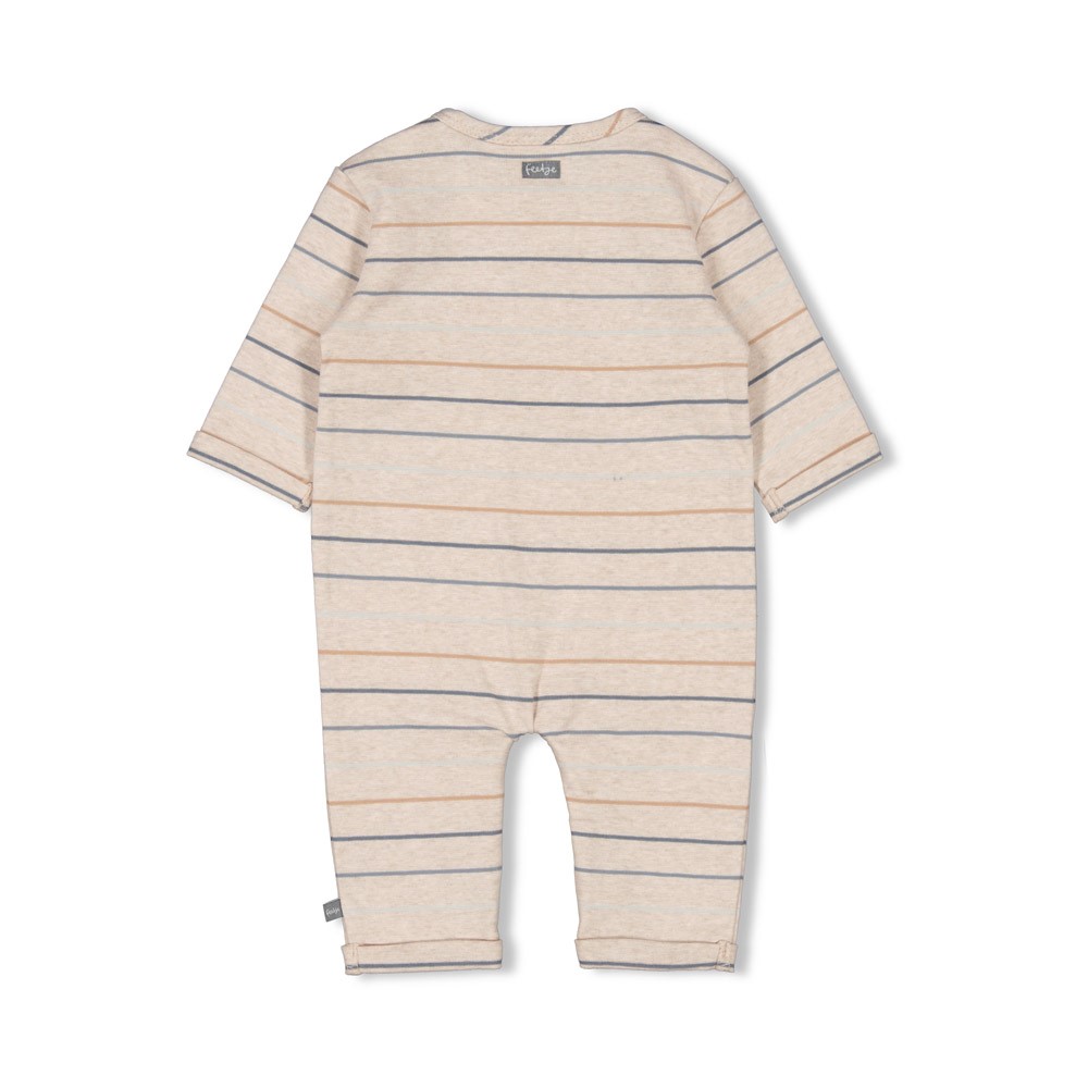 Feetje | Kruippak Howdy Taupe Melange