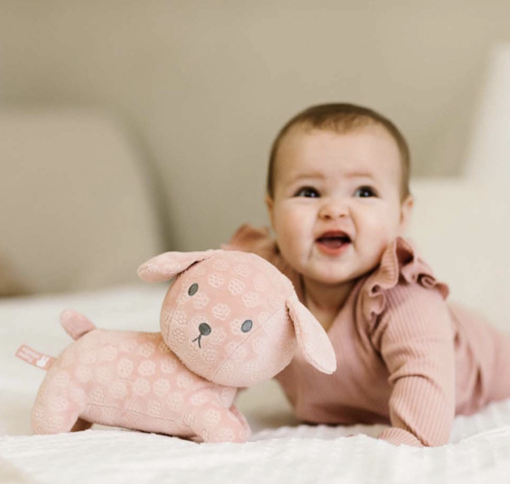 Nijntje | Pluche Knuffel Snuffie Pink Flower 25cm