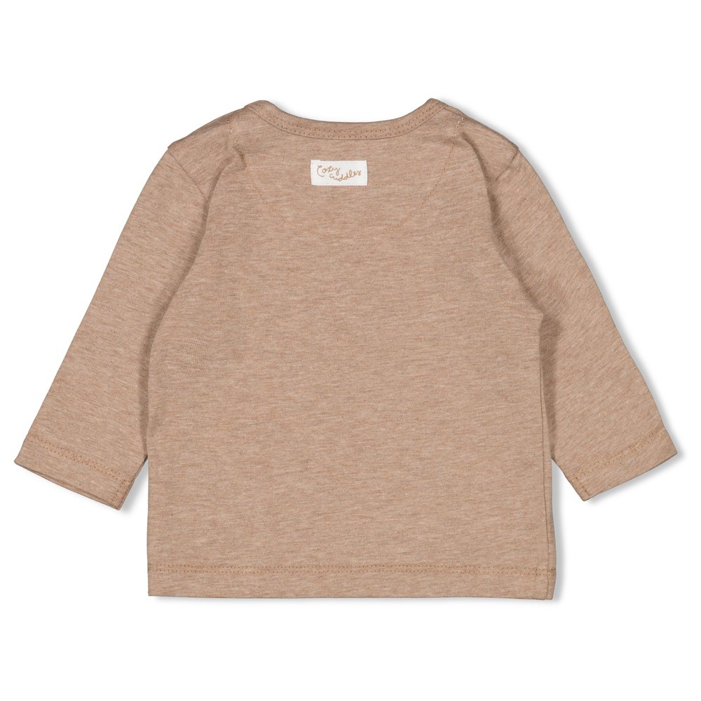 Feetje | T-shirt Sleepy Sheepy Longsleeve Bruin Melange