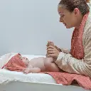 Timboo | Badcape Cuddle Towel Bamboe Misty Rose 94x104cm