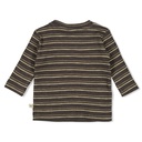 Feetje | T-shirt Rawrsome Longsleeve Stripes Antraciet Melange
