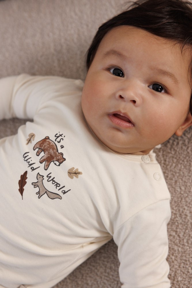 Feetje | T-shirt Wild World Longsleeve Off White 