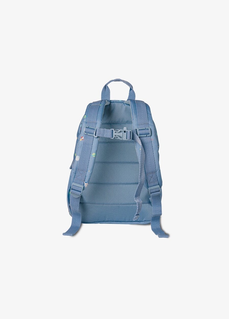 Citron | Rugzak Spaceship Medium Backpack Blauw All Over Space 23x29x8cm