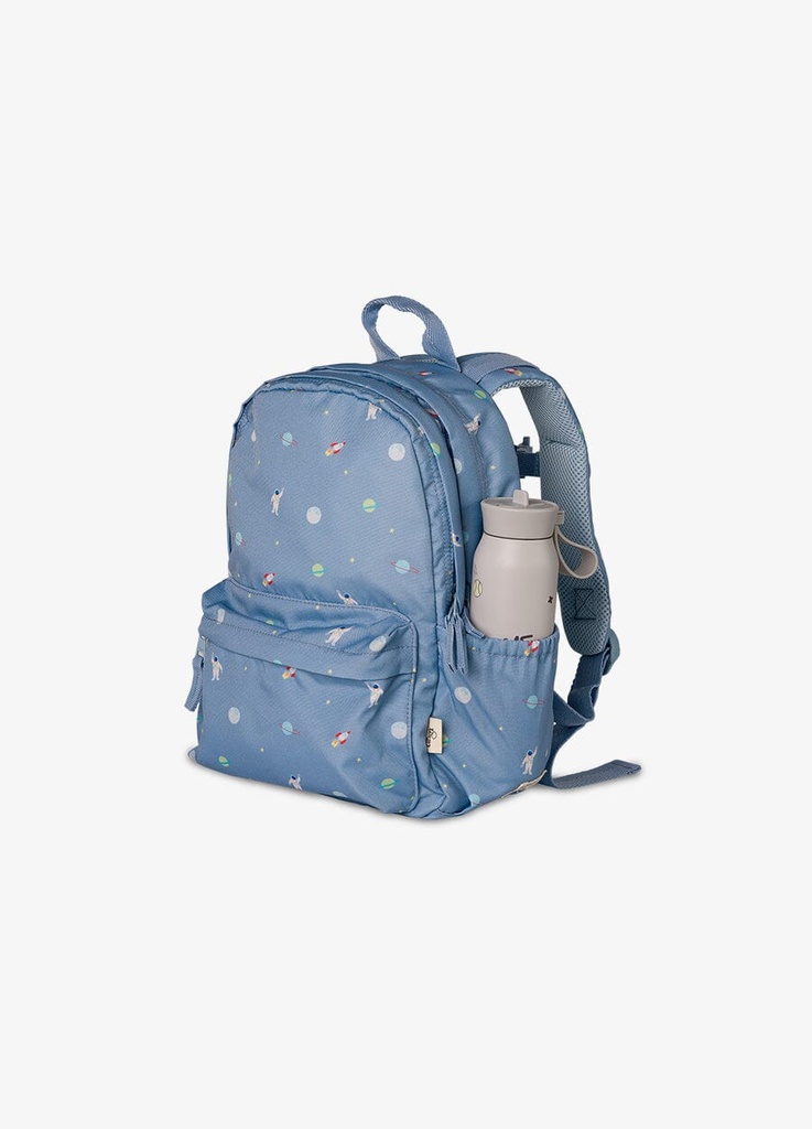 Citron | Rugzak Spaceship Medium Backpack Blauw All Over Space 23x29x8cm