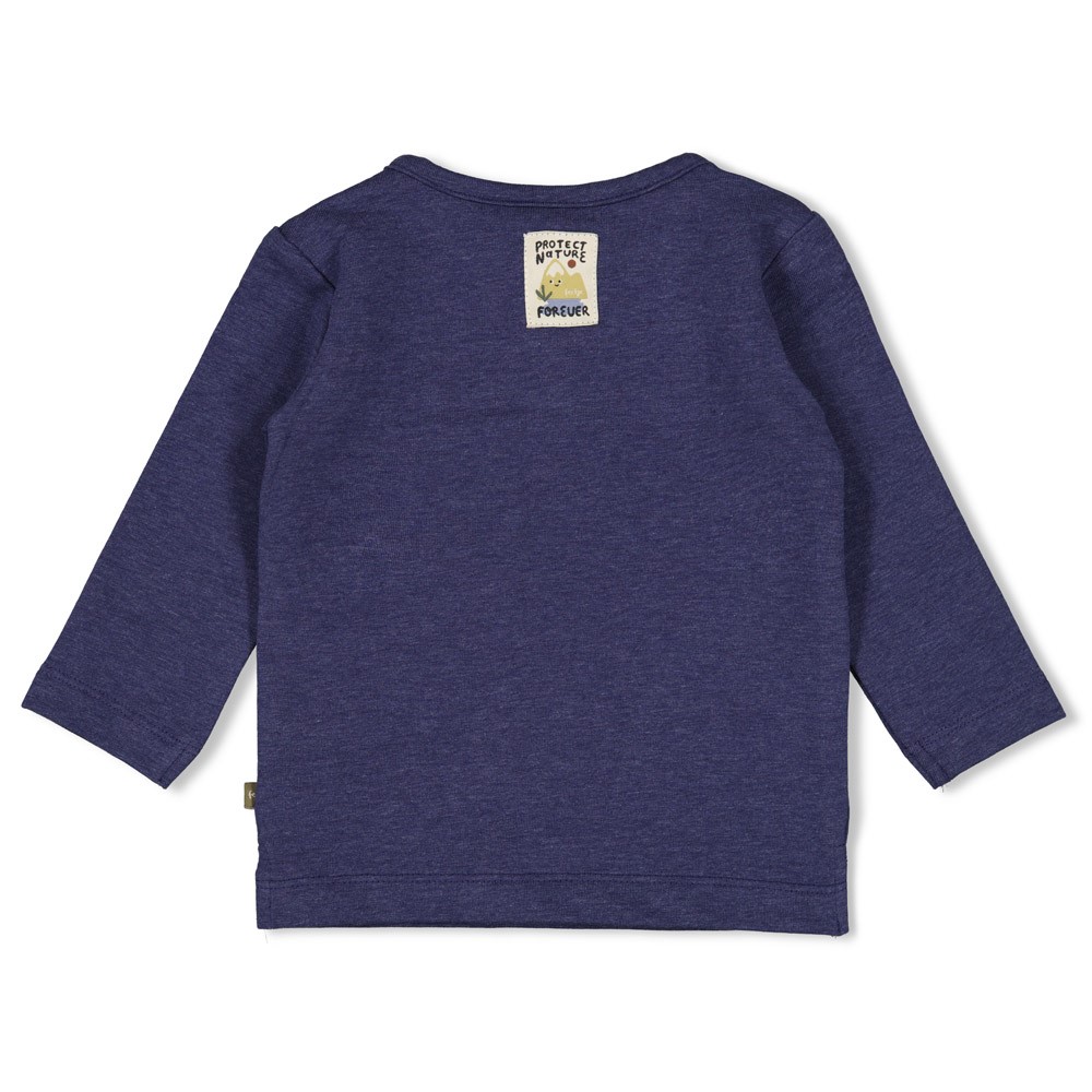 Feetje | T-shirt Mountain Longsleeve Marine Melange