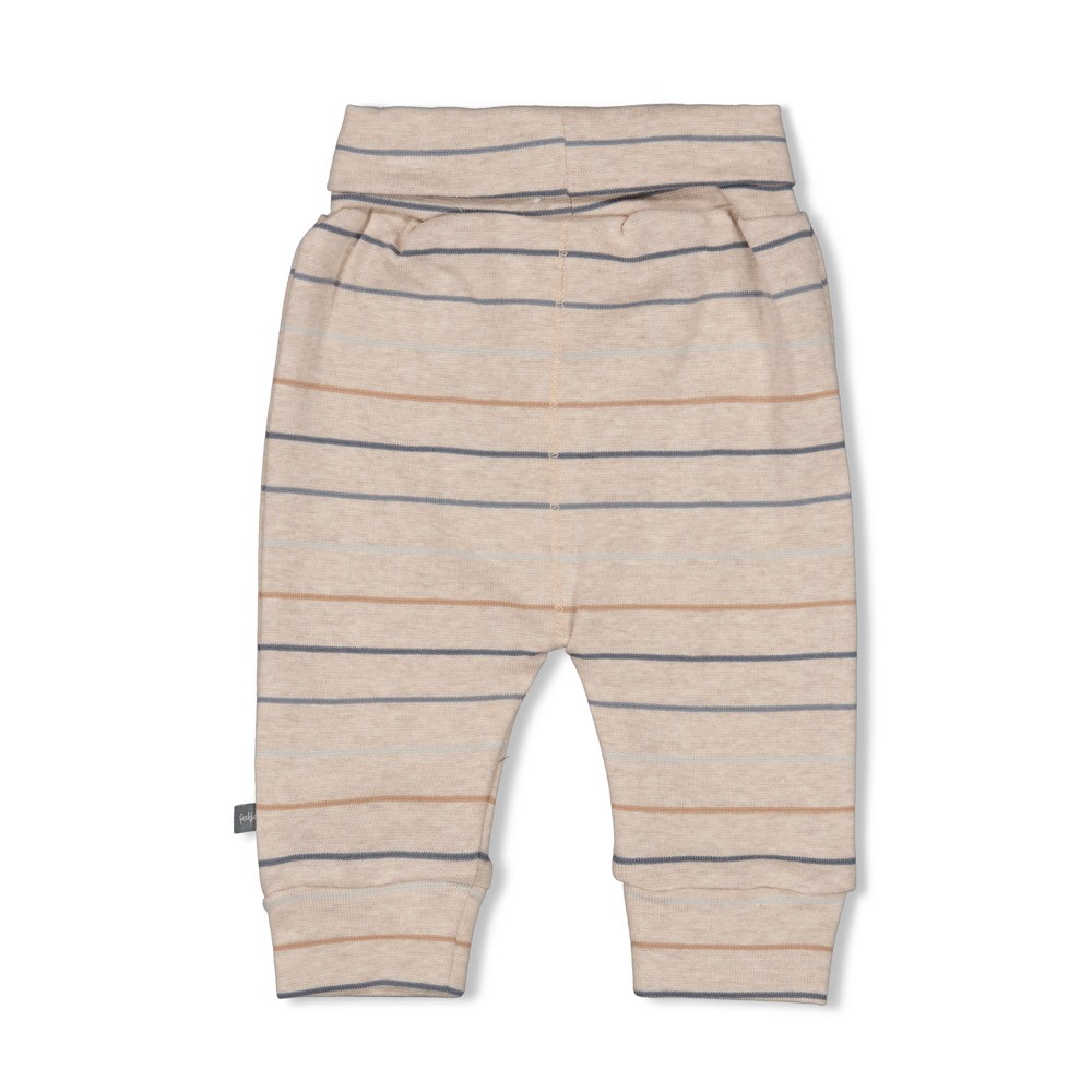 Feetje | Broek Howdy Stripes Taupe Melange