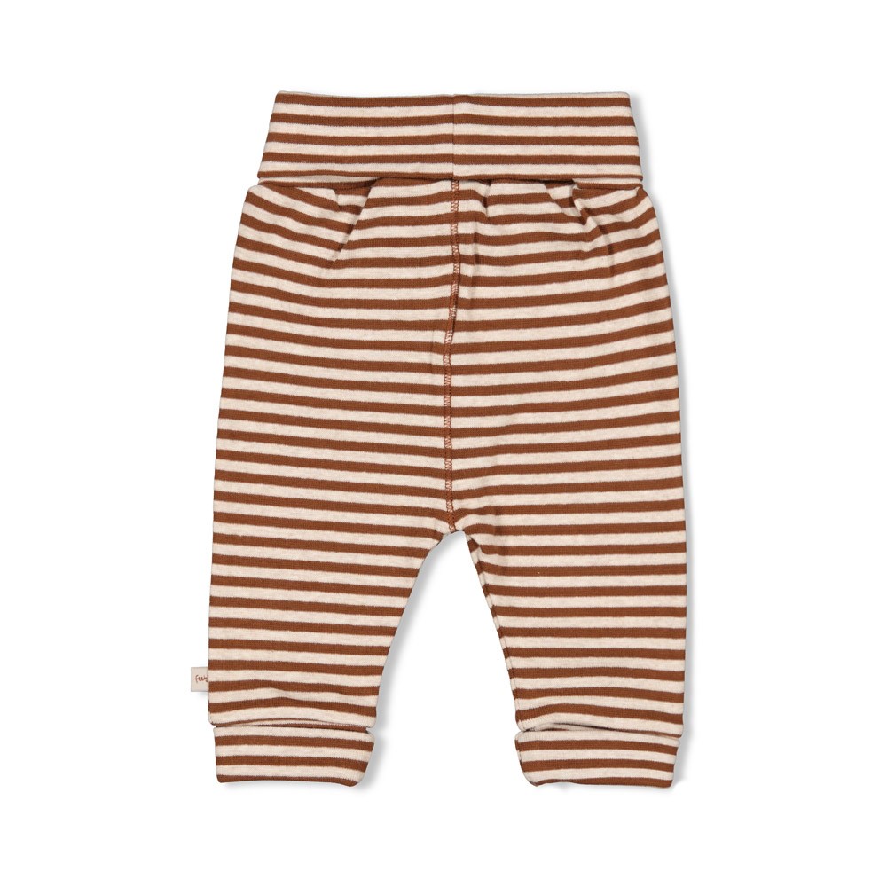 Feetje | Broek Wild World Stripes Bruin