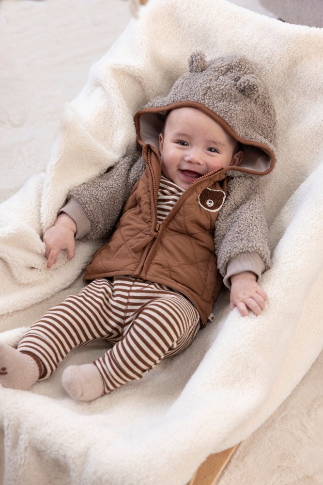 Feetje | Broek Wild World Stripes Bruin