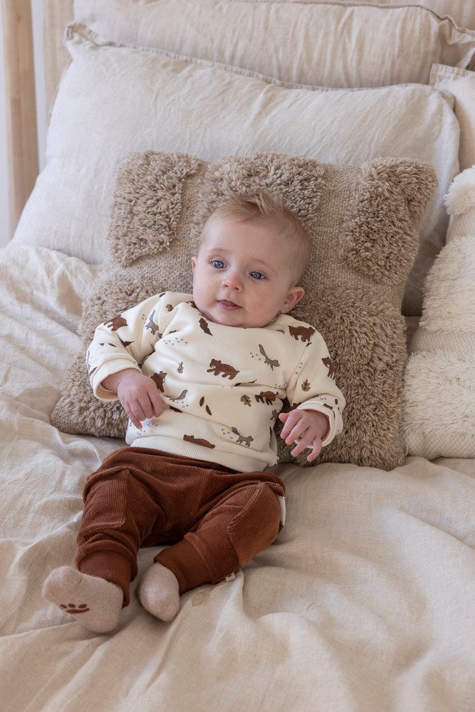 Feetje | Broek Wild World Bruin