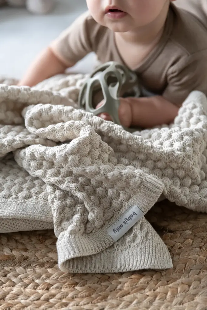 Baby's Only | Ledikantdeken Sky-Chunky Warm Linen
