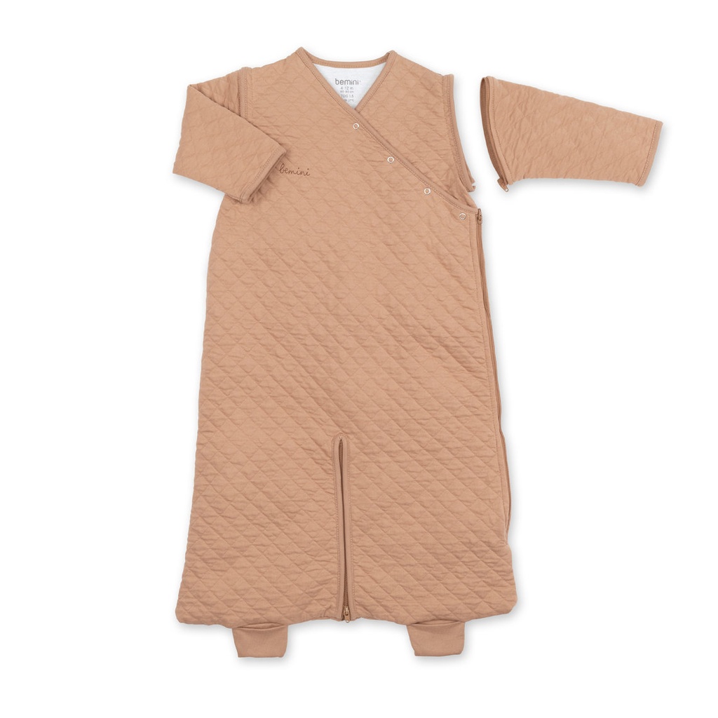 Bemini | Slaapzak Pady Quilted Jersey 1.5TOG Beige 4-12M