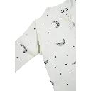 SLAAPZAK, 70cm, LM, 2.3TOG, Moon indigo, ecru, aop maan/sterren, jersery, klass. model, katoen/lichte vulling, winter