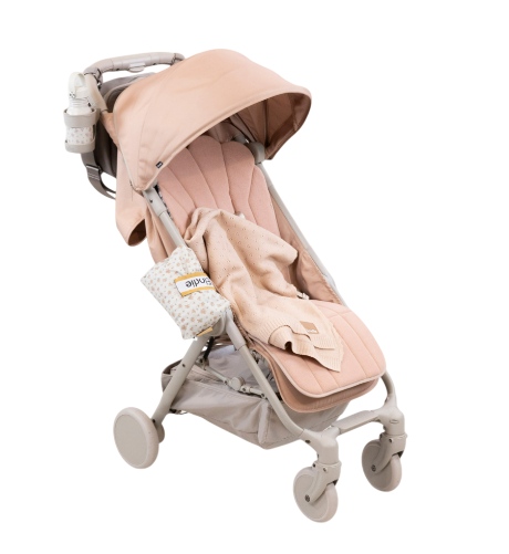 Elodie | Inlegkussen Blushing Pink vr Buggy Omkeerbaar
