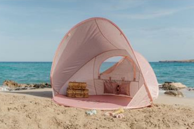 Little Dutch | UV Tent Ocean Dreams Pop-up Tent Pink All Over Zeedieren v