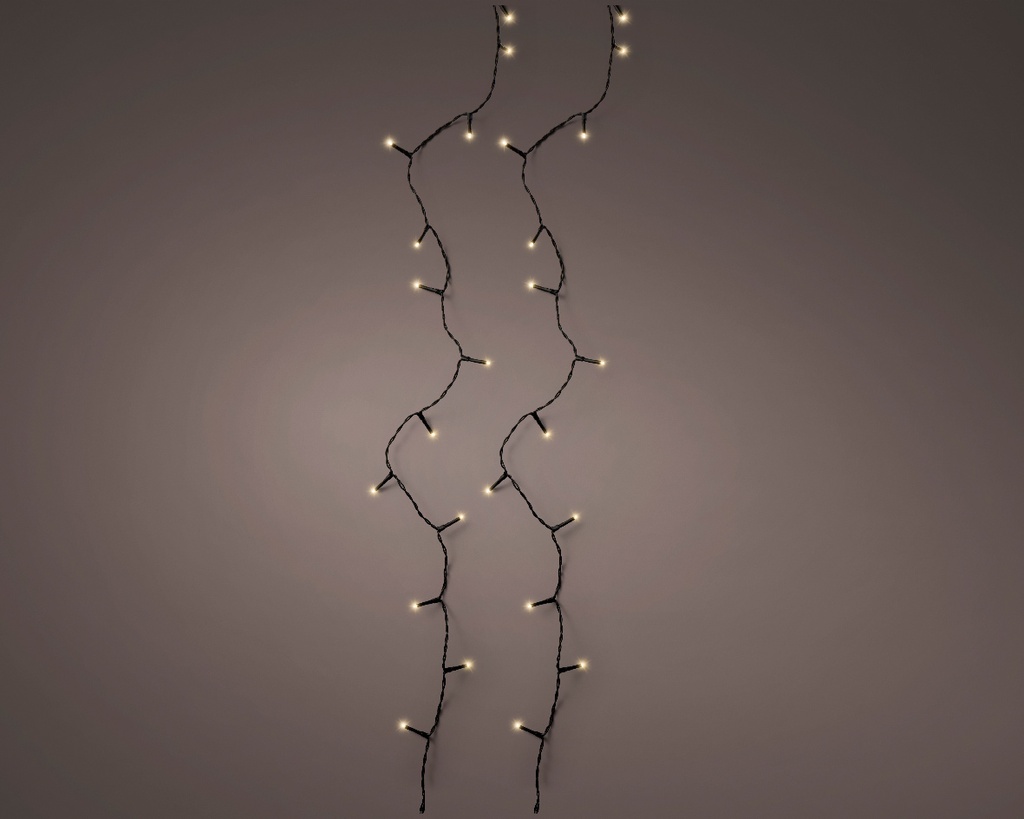 Kaemingk | Verlichting LED Basic Lights In/Outdoor 240 Leds Soft Gold Snoer Zwart 18m +5m Aanloopsnoer Dimmer IP44 Adapter