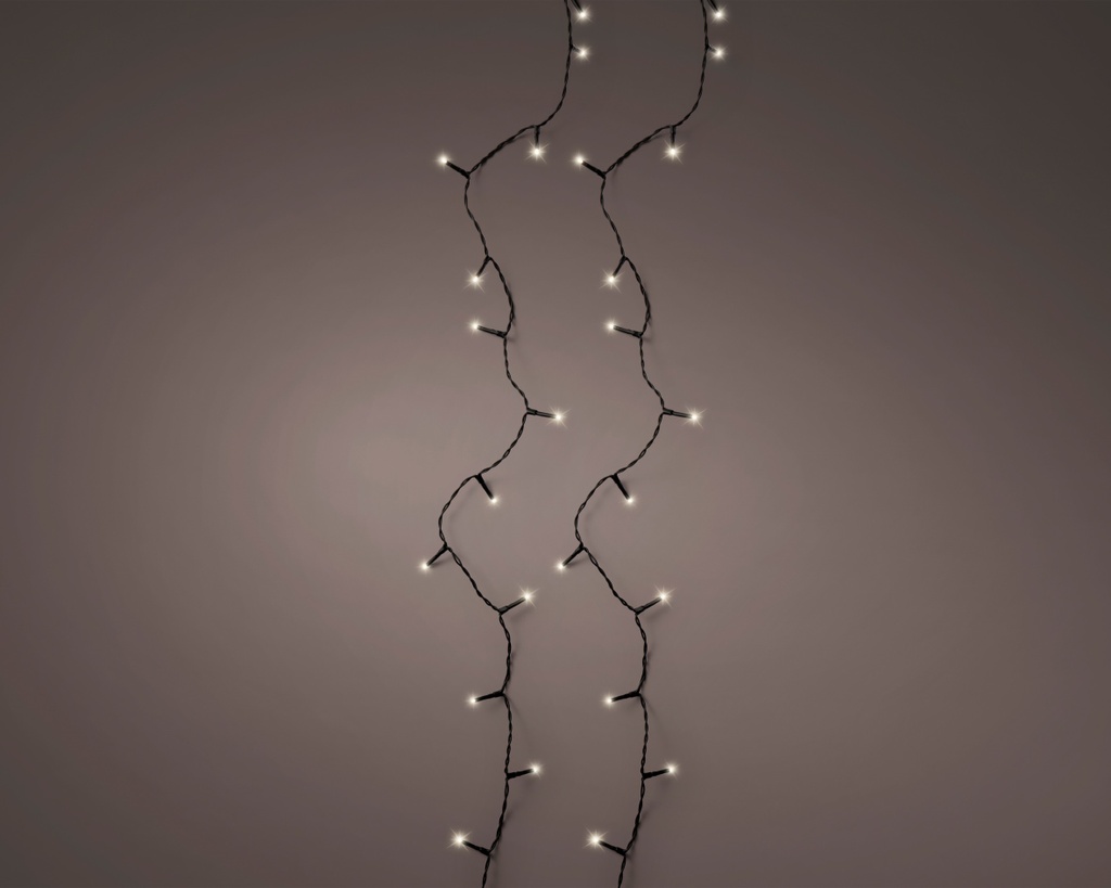Kaemingk | Verlichting Basic Twinkle In/Outdoor 360 Leds Warm Wit Snoer Zwart 27m +5m Aanloopsnoer 8 Functies IP44 Adapter