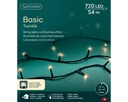 Kaemingk | Verlichting Basic Twinkle In/Outdoor 720 Leds Warm Wit Snoer Zwart 54m + 5m Aanloopsnoer 8 Functies IP44 Adapter