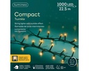 Lumineo | Verlichting Compact Twinkle In/Outdoor 1000 Leds Klassiek Warm Snoer Groen 22,5m + 5m Aanloopsnoer 8 Functies