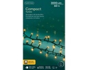 Lumineo | Verlichting Compact Twinkle In/Outdoor 1500 Leds Klassiek Warm Snoer Groen 34m + 5m Aanloopsnoer 8 Functies