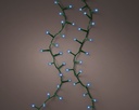 Lumineo | Verlichting Compact Twinkle In/Outdoor 1000 Leds Blauw Snoer Groen 22,5m + 5m Aanloopsnoer 8 Functies