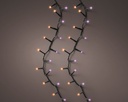 Lumineo | Verlichting Compact Twinkle In/Outdoor 750 Leds Paars/Oranje Snoer Zwart 16m + 5m Aanloopsnoer 8 Functies Adapter