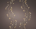 Lumineo | Verlichting Compact Micro Lichtsnoer In/Outdoor 960 Leds Warm Wit Snoer Goud 12m + 5m Aanloopsnoer 8 Functies